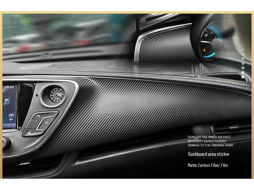 Frosted Glitter Anti-Scratch Film for Buick Envision Console Decoration