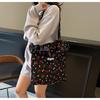 New Cute Versatile Girl Portable Shoulder Bag Cute Ruffle Edge Tote Bag Large Capacity Bag