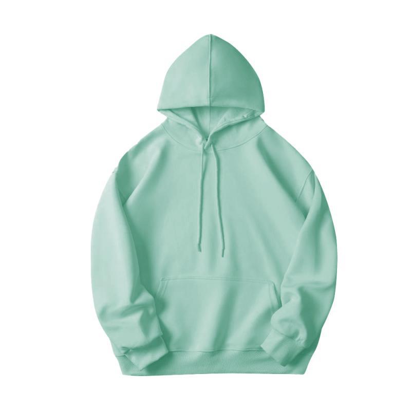 Women's Thick Hooded Pullover Sweatshirt - Loose, Drop Shoulder, Cute & Versatile College Style for Autumn 2024 Arrival