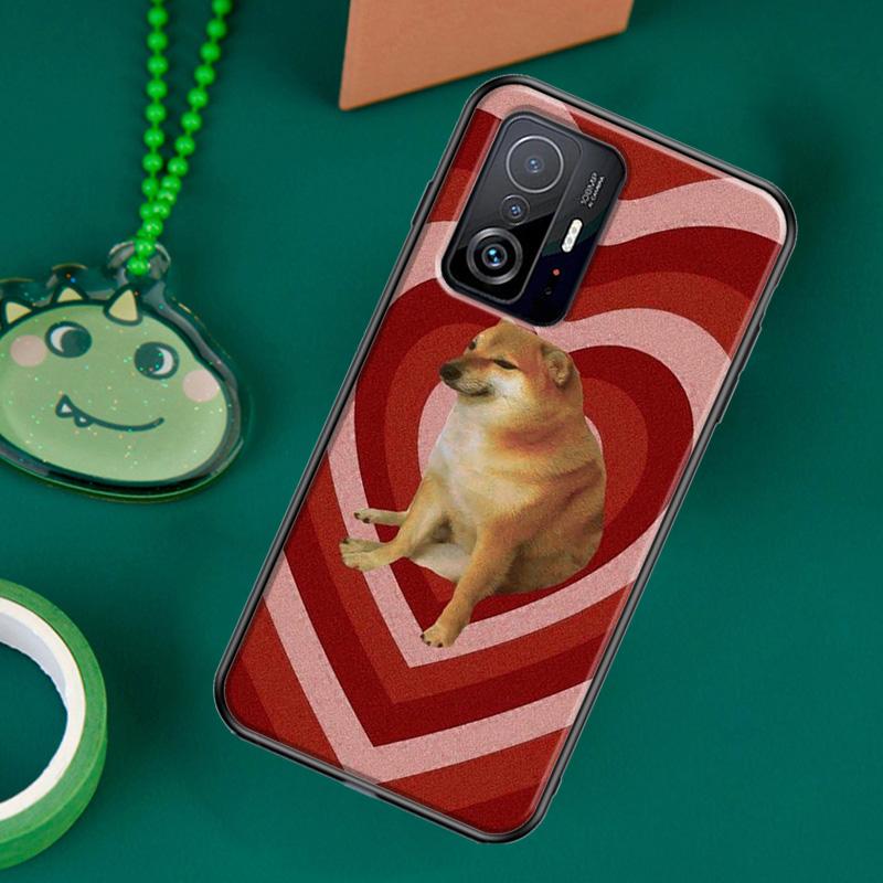 Doge Dog Cheems Meme Case For POCO F5 X5 X3 Pro X4 F4 GT F3 M5s C40 Cover For Xiaomi 13 12 Lite 11T 12T Pro 12X