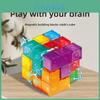 Cube Puzzle Magnétique Avec Construction ABS Pour L'Apprentissage Précoce Et Les Compétences Cognitives