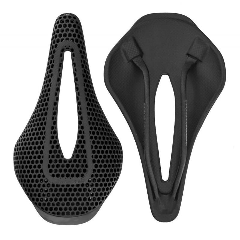 Ultra-Light 3D Printed Carbon Fiber Bicycle Saddle Road Mountain Bikes Comfortable Ergonomic Cycling Seat