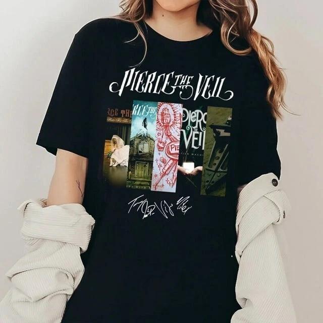 Pierce the Veil Shirt, Pierce the Veil Albums T-Shirt XL