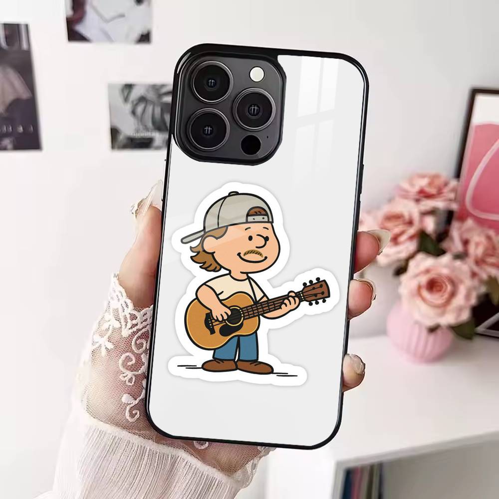 M-Morgan Wallen Phone Case For iPhone 17 16 15 14 13 12 Pro Max Plus for Magsafe Mirror Wireless Magnetic Cover