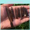 Authentic Raw Smoky Quartz Crystal Point With Unique Natural Lines For Meditation And Wellness