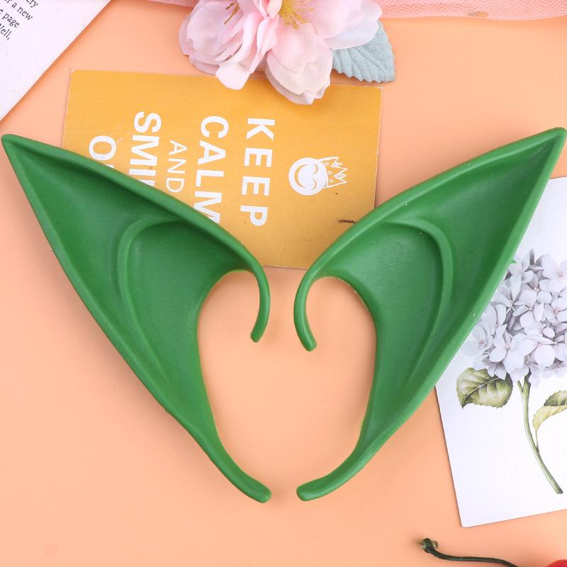 Mysterious Angel Elf Ears Latex Ears for Fairy Cosplay Costume Accessories Halloween Decoration Photo Props Adult Kids Toys