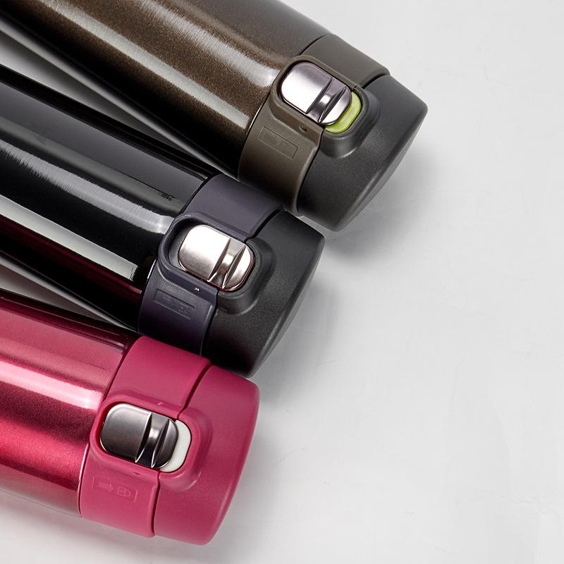 Explosions Bouncing Cup Outdoor Sports Water Cup 304 Nerūsējošā tērauda pārnēsājamas rokas krūzes dāvanu kausi vīriešiem un sievietēm.