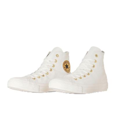 All Star Gold Patch Hi Size Cm Sneakers, White/Gold, 23.5