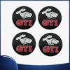 4pcs 56mm Car Wheel Center Sticker for ABT Golf 5 6 Polo Passat Tiguan CC Bettle Bora Touran MK4 Scirocco Santana