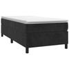 Cadre de lit avec matelas - Maison Exclusive - 100x200 cm - Velours Noir - 2 places