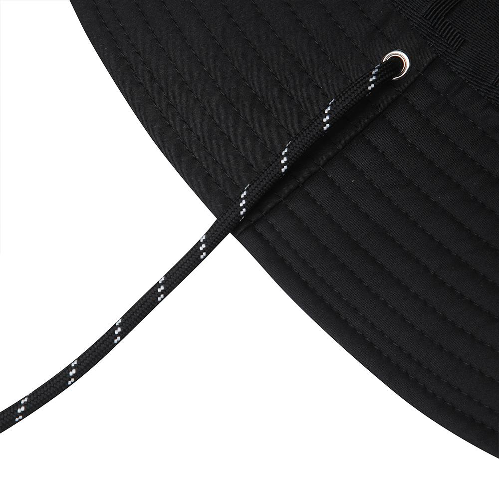 MALBON GOLF Mesh Ventilation Bucket Hat Black