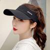 New Women Outdoor Sun Hats Men Adjustable Visor UV Protection Top Empty Solid Sport Tennis Golf Running Sunscreen Baseball Cap