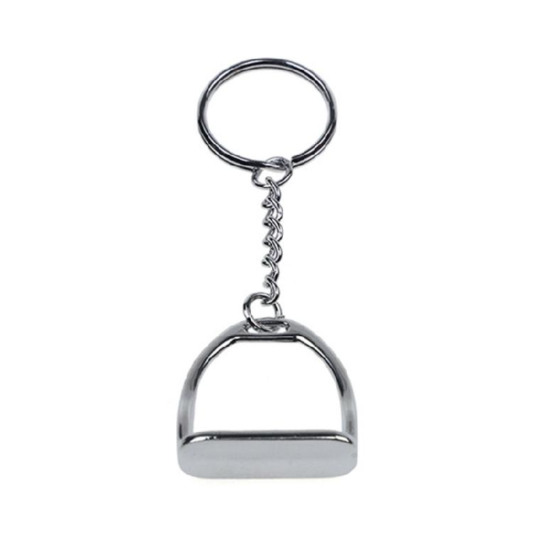 

Stirrup Key Rings with Detailed Snaffle Bit Alloy Craftsmanship Snaffle Bit Keychain Alloy Texture for Horse Riders срібний