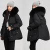 Winter New Korean Version Down Cotton Clothes Thickened and Velvet Large Size Warm Jacket