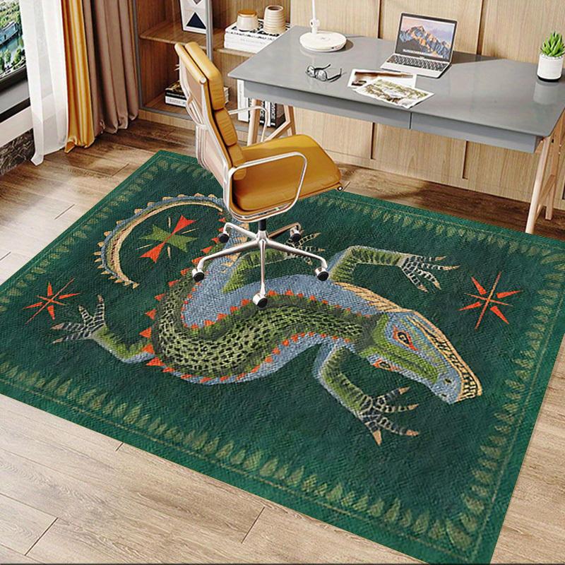 1PC Crocodile Pattern Anti-slip carpet, suitable for Office, bedroomand playrooms. It can also be used as a sofa footrest cover-W73