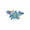 Flowers Leaves Embroidery Patches Hot Melt Adhesive Ironing DIY Embroidery Flowers Patch Sew Iron On Patches