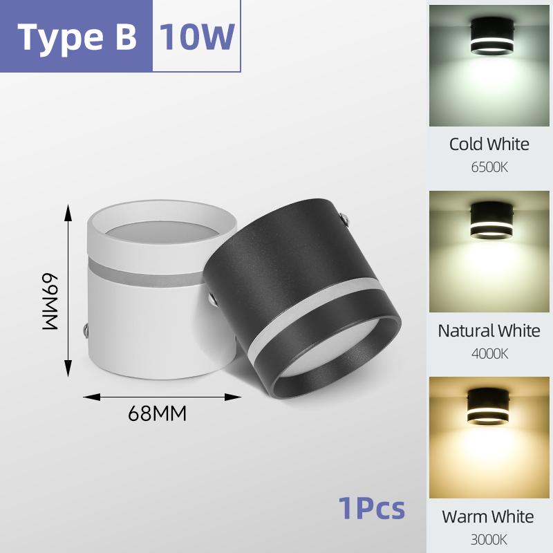 Led Downlight Bodové svítidlo Stropní svítidlo 220V 5W 10W15W Přisazené LED svítidlo Stropní svítidlo pro osvětlení obývacího pokoje Kuchyně