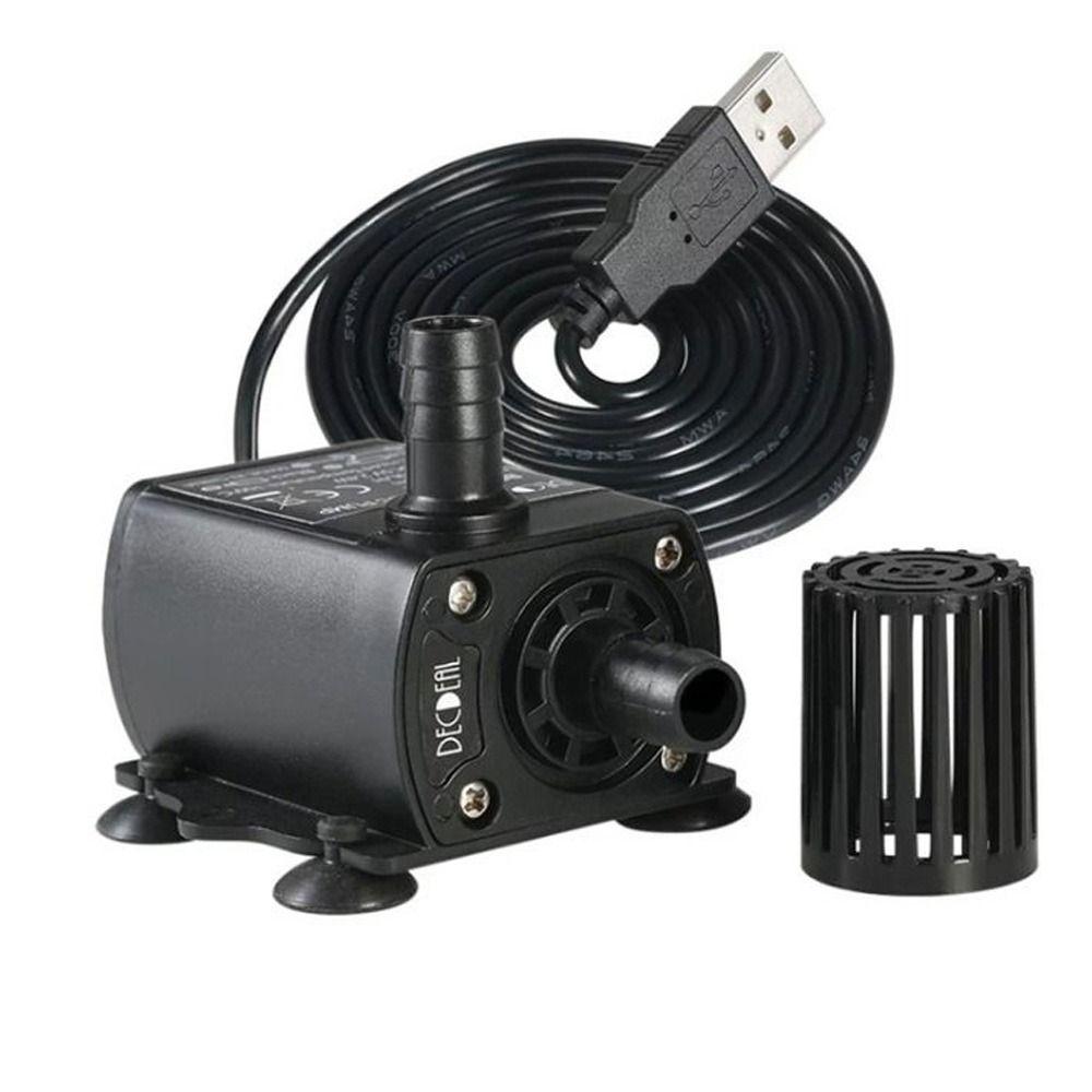 5V 2.4W 4.8W Landscaping Circulating Water Pump USB Garden Fountain  Fish Pond Aquarium