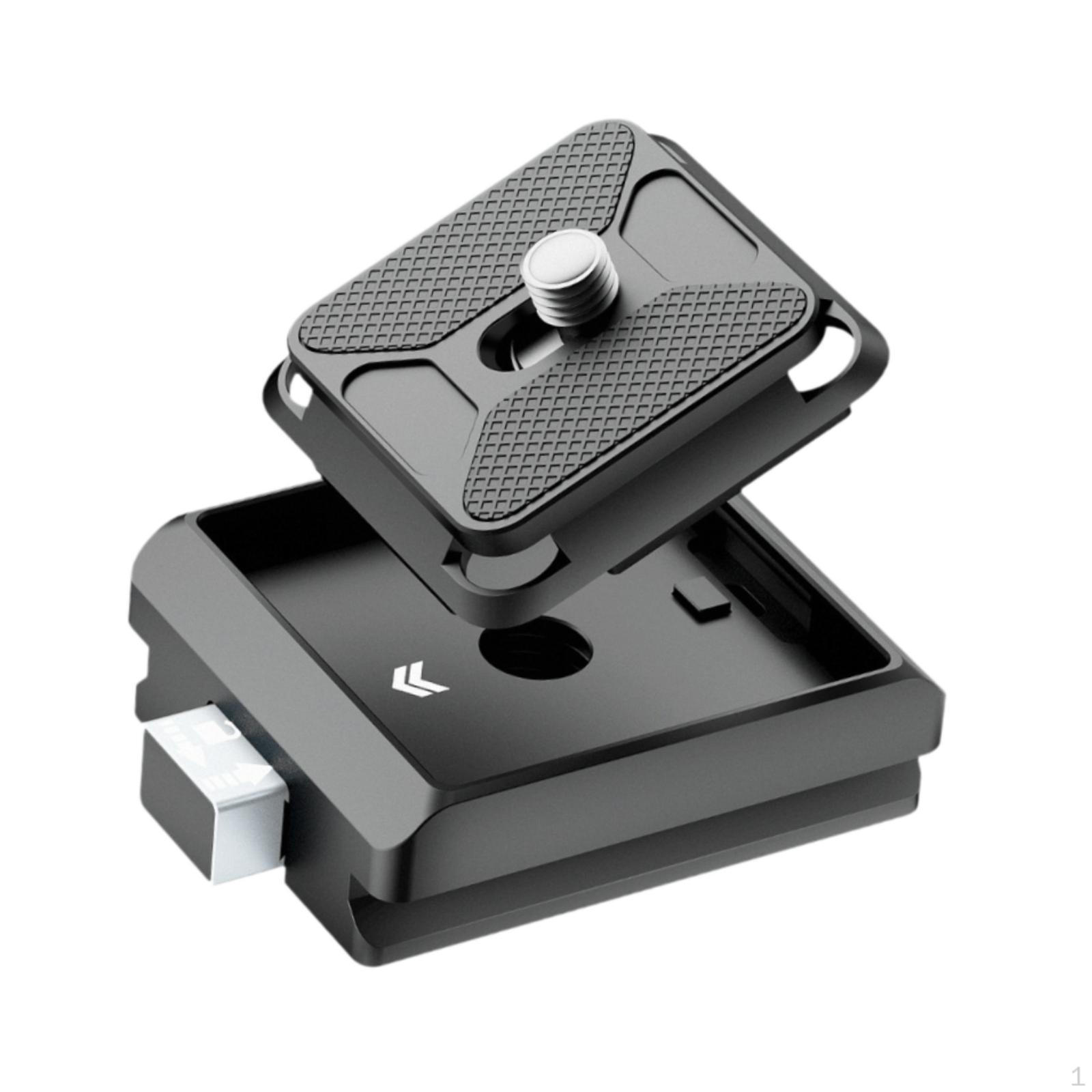 

Camera Quick Release Plate System Sturdy Replace Accessory Aluminum Alloy Stabilizer