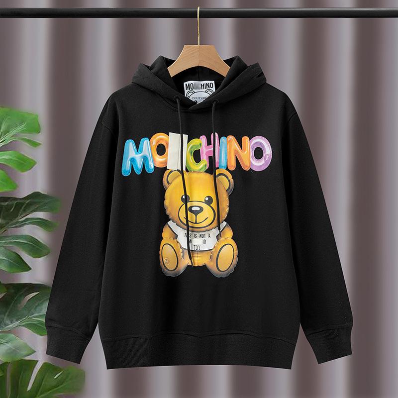 Spot Authentic M+ Balloon Bear Print Hoodie 2025: Neues modisches lässiges Sweatshirt mit lockerer Passform