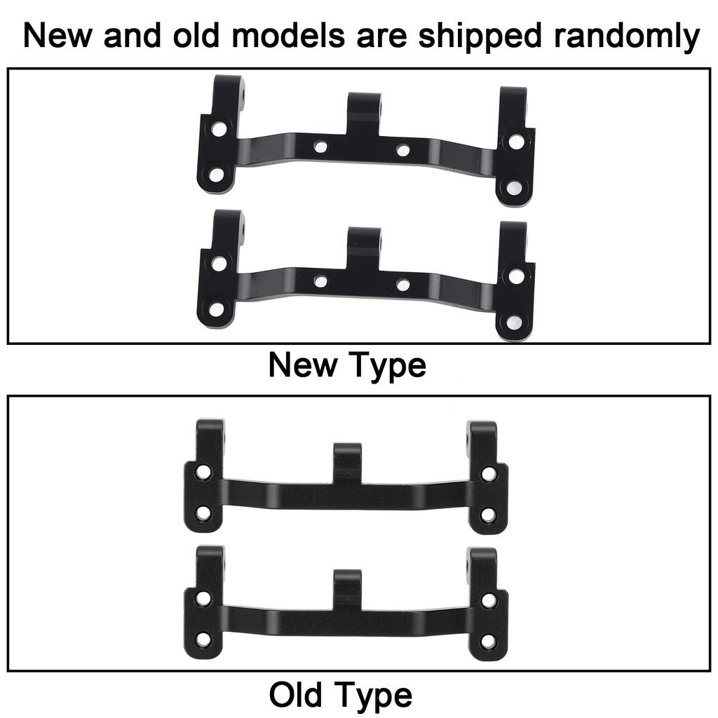 Aluminum Alloy Front and Rear Rod Mount Fit for MN D90 MN 99 MN 91 FJ 45 Upgrade Parts(Black 1PC )