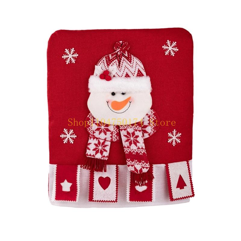 Easy Installioni Christmas Chair Slipcover Elastics Fit Sturdy Materials top sale 2240₽