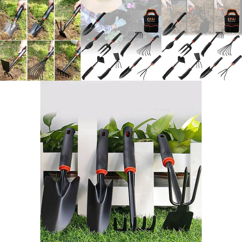 Durable Cast Iron Gardening Shovel Essential Tool For Digging And Planting Soil
