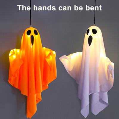 Halloween Świecąca Wisząca Dekoracja Ducha Straszne Światło LED Ducha do Dekoracji Wnętrz, Werandy Frontowej, Podwórka, Sypialni