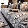 Snuggly Plush Couch Fitted Cover For Den Lounge Corner L Couch Towel Fitted Cover Anti-Slip Scratch Proof Home Couch Fitted Cover Decor