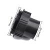 Air Conditioning Instrument Panel Round Grille Air Outlet for Camper-Caravan Bus