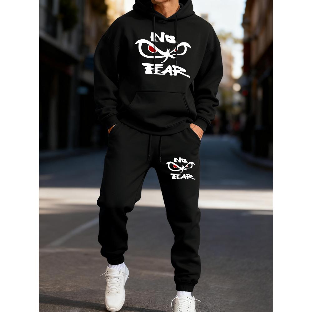 

Fearless Resolution Gaze - Men s Hoodie Set S
