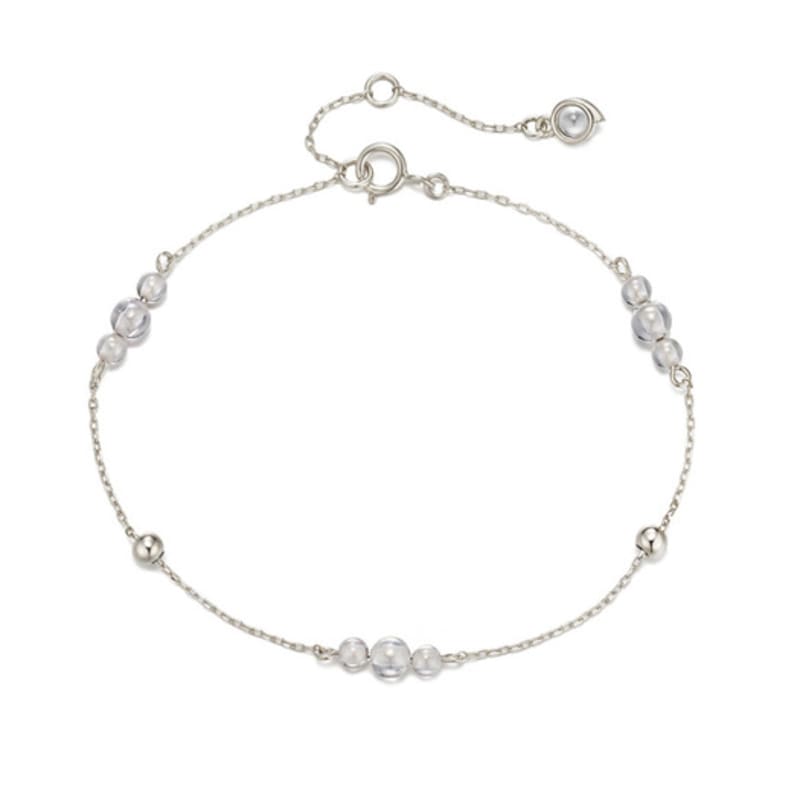 PAIGEFLYNN JEWELRY [925 Silver] Bubble Dew Sliding Pattern Bracelet