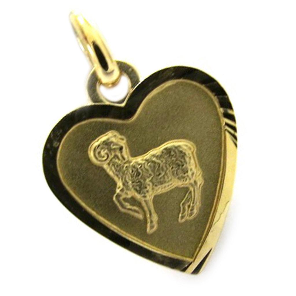 Altesse [L6109] - Pendentif plaqué or 'Bélier'