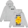 Rapper Bekar Plus Fort Album Grafik Hoodie Herren Damen Pullover Langarm Locker Lässig Übergroße Sweatshirts