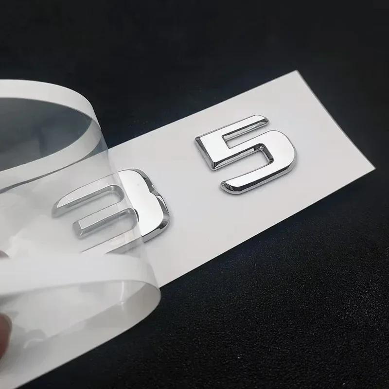 cfrbzt1 2025 Hot ABS For Mercedes Benz A 35 45 AMG W177 W176 A35 A45 A45S TURBO 4MATIC Car Trunk Letters Emblem Badge Logo Stickers Acce