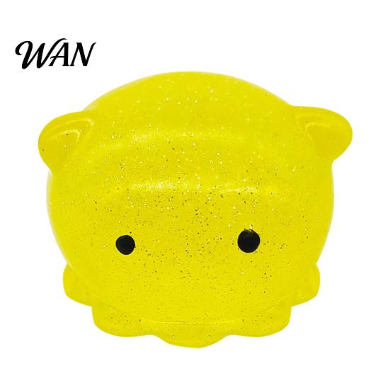 Animal Pinch Toy Mini Glitter Squeeze Toy, Whale Hedgehog Dolphin Crab Rabbit TPR Stress Ball Anxiety Relief Stretchy Ball, Party Favors Portable