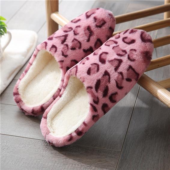 Soft Sole Indoor Slippers Warm Fleece House Shoes for Wood Floor Heating Home Cozy Non-Slip Slippers