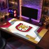 Union Berlin FC Theme Pattern Mouse Pad, Soccer Logo Design XXL Gaming Desk Mat Non-Slip Computer Mouse Pad