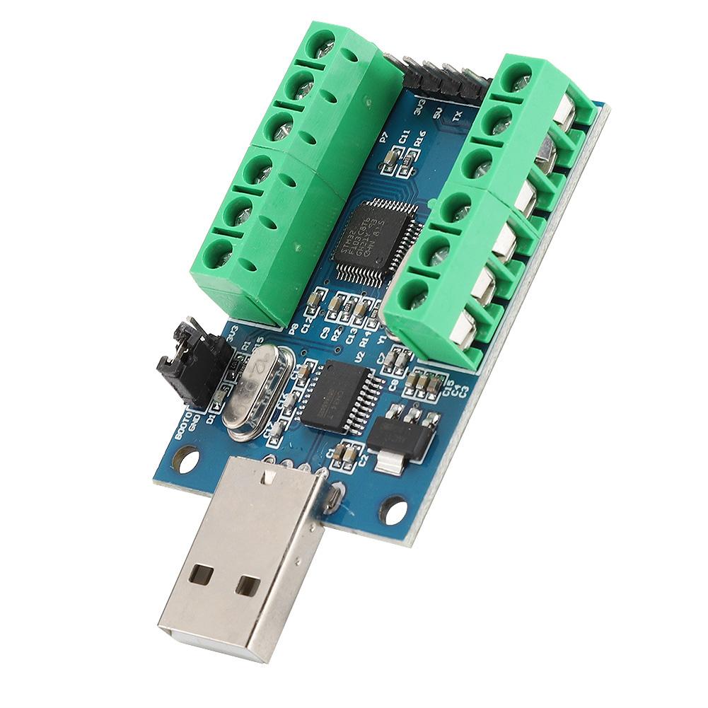 USB Interface 10 Channel 12Bit AD Sampling Data Acquisition STM32 UART Communication ADC Module