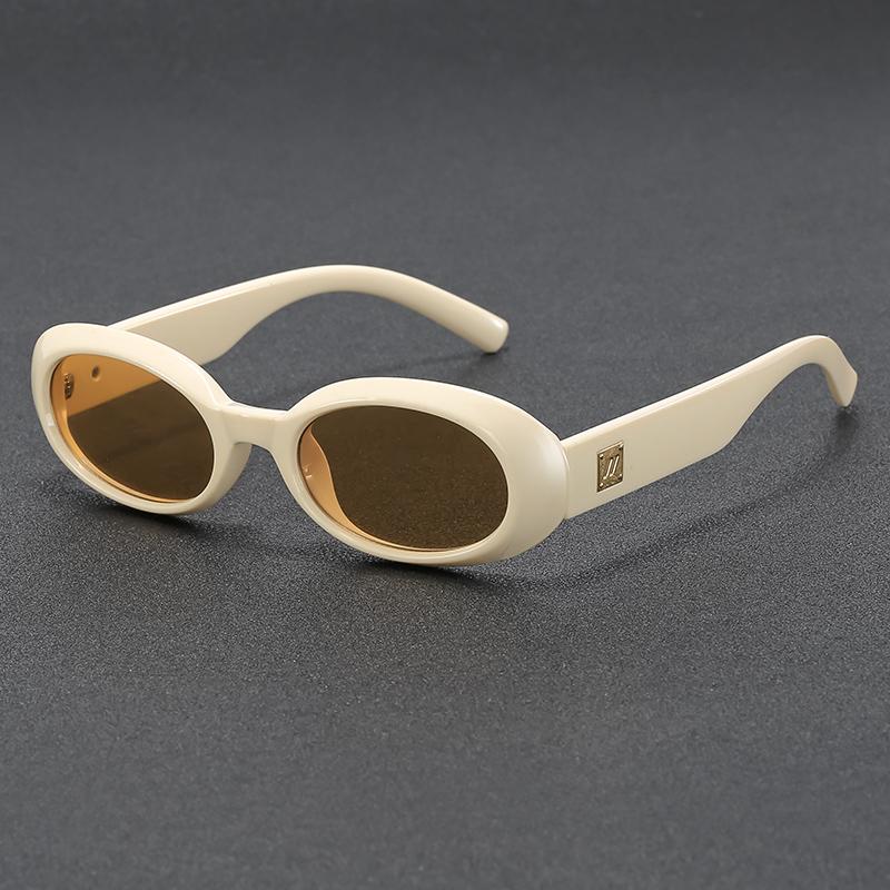 Durable Quality Small-framed oval-shaped Korean-style Sun Glasses are fashionable Retro versatile and personalized