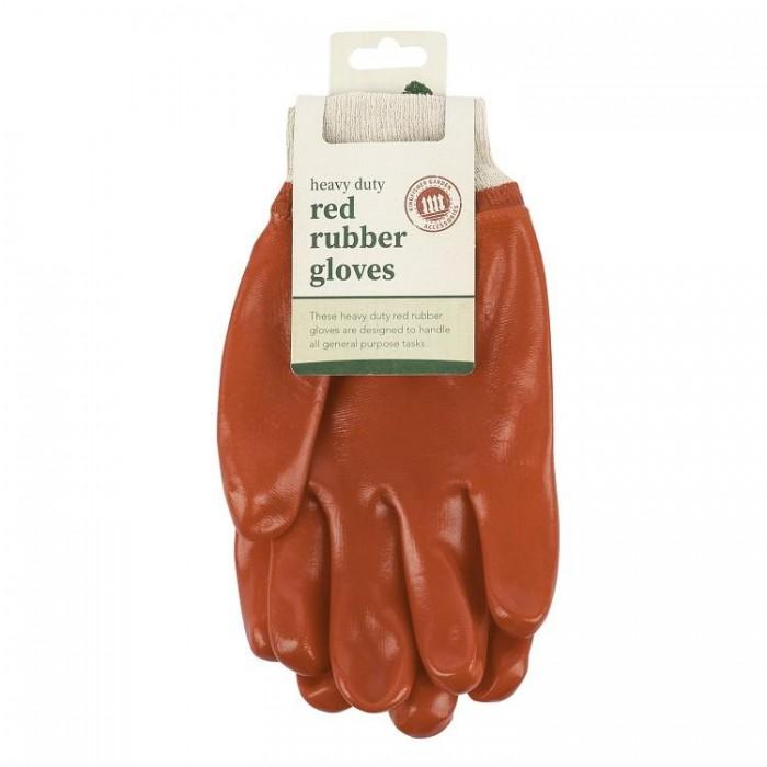 Kingfisher Red Rubber Glove Knit Wrist