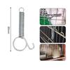 4/8Pcs Multipurpose Spring Animal Cage Latches Lock Spring Rabbit Cage Door Tension Spring With Hook For Fixing All Pet Cages