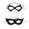 Friendly PU Leather Masquerades Mask With Adjustable Elastic Band For Themed Parties Stage Performances