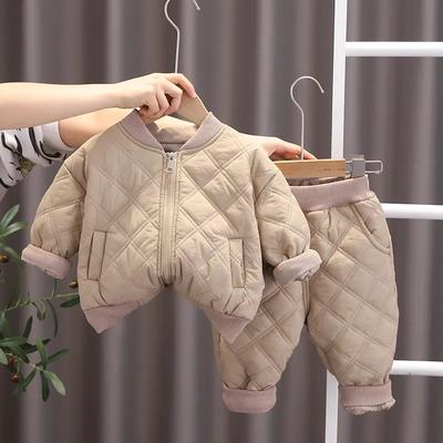 Children Winter Warm Clothing Sets Kids Girls Kids Boys Snowsuit Coats + Pants Overcoat Two Piece Set