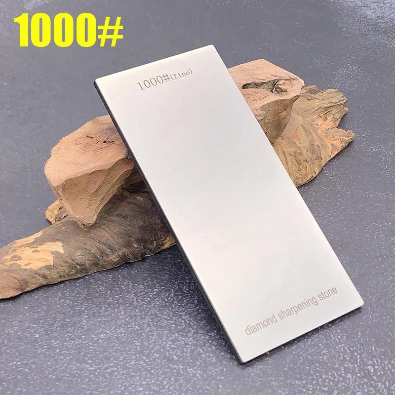 1000 1500 Girt Diamond Plate with EVA Base Professional Sharpening Stone Grinder Whetstone Knife Sharpener System Accessories