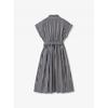 Michael Kors Striped Cotton Poplin Midi Dress Jt683pslun6990 Midi Midi Dress Midi