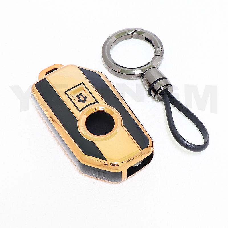 YELINGM TPU for BMW R1200RS F900xr R1250gs C400gt K1600gt R1200GS Lc R1200RT Motorcycle Key Case Cover Accessories