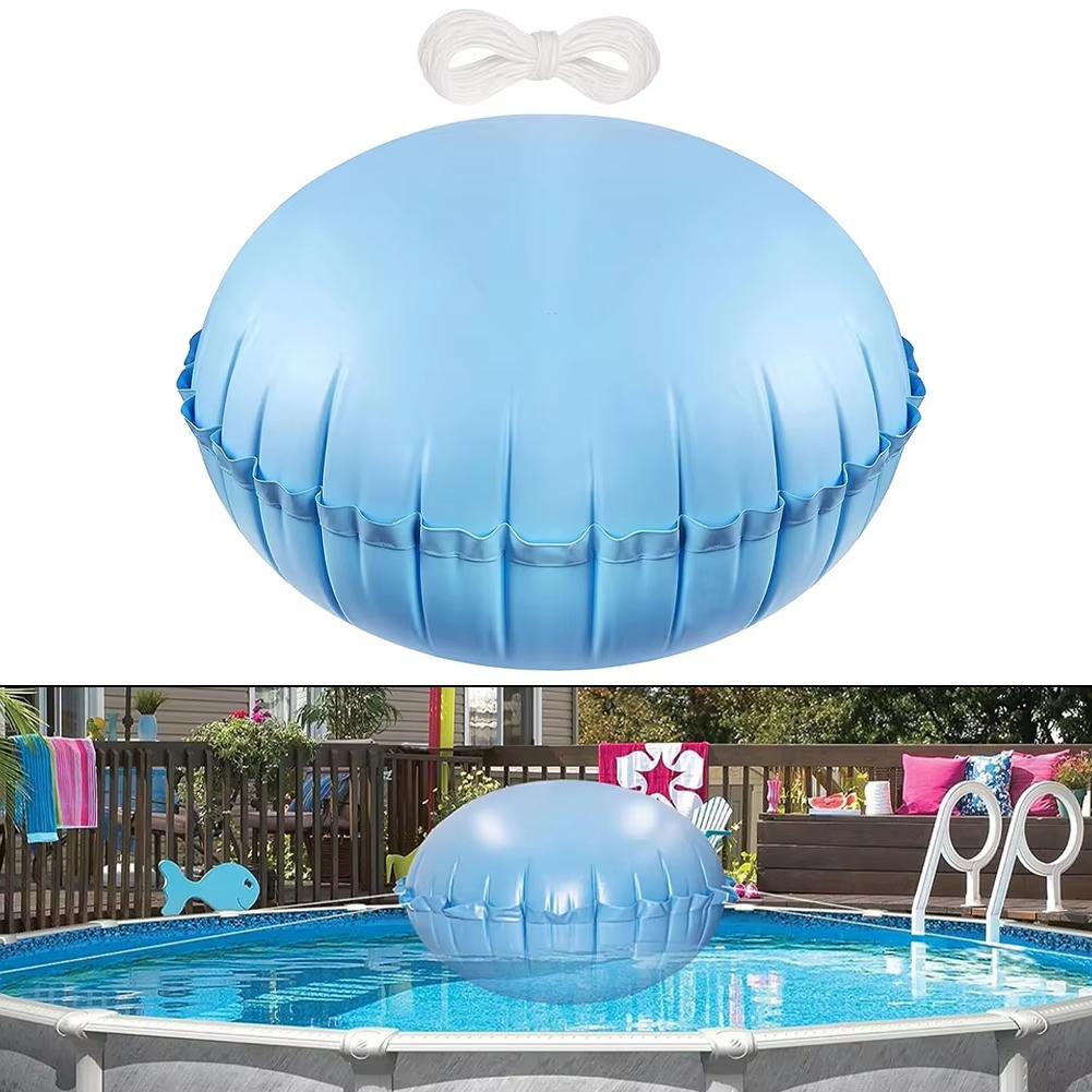 Inflatable Pool Pillow with 14.94meter Rope - Perfect for Above Ground Winter Pool Covers, Swimming Accessory