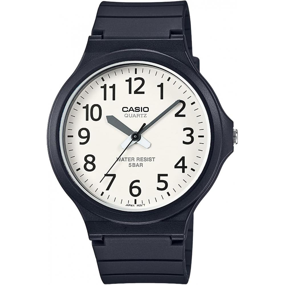 CaSio Men S Watch Black White Mw 240 7bjh