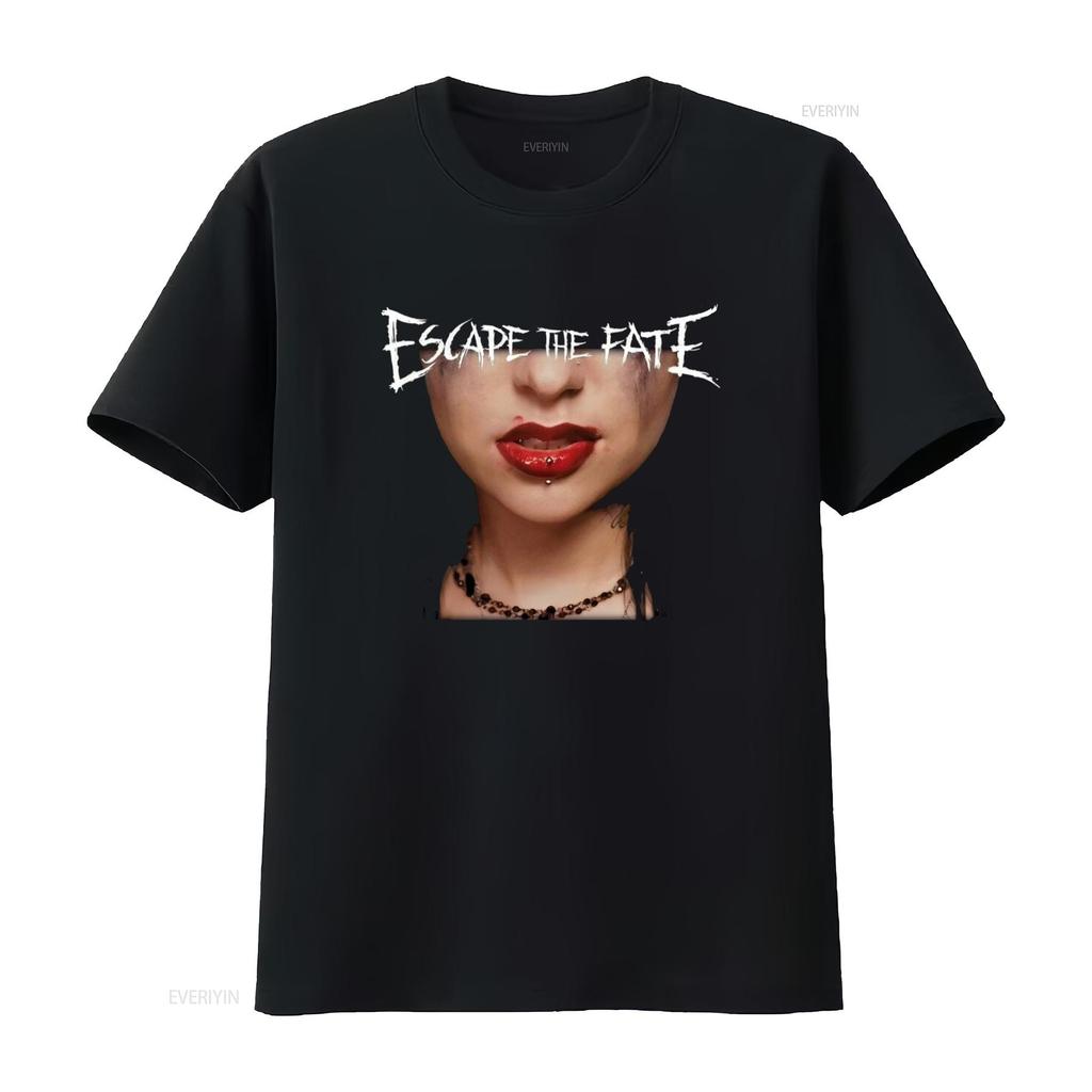 Escape The Fate Band T-Shirt Konzert Für Freund Alle Größen S 4XL Vintage Gewaschen Dehnbar Lässiges Oberteil Für Den Alltag Weich